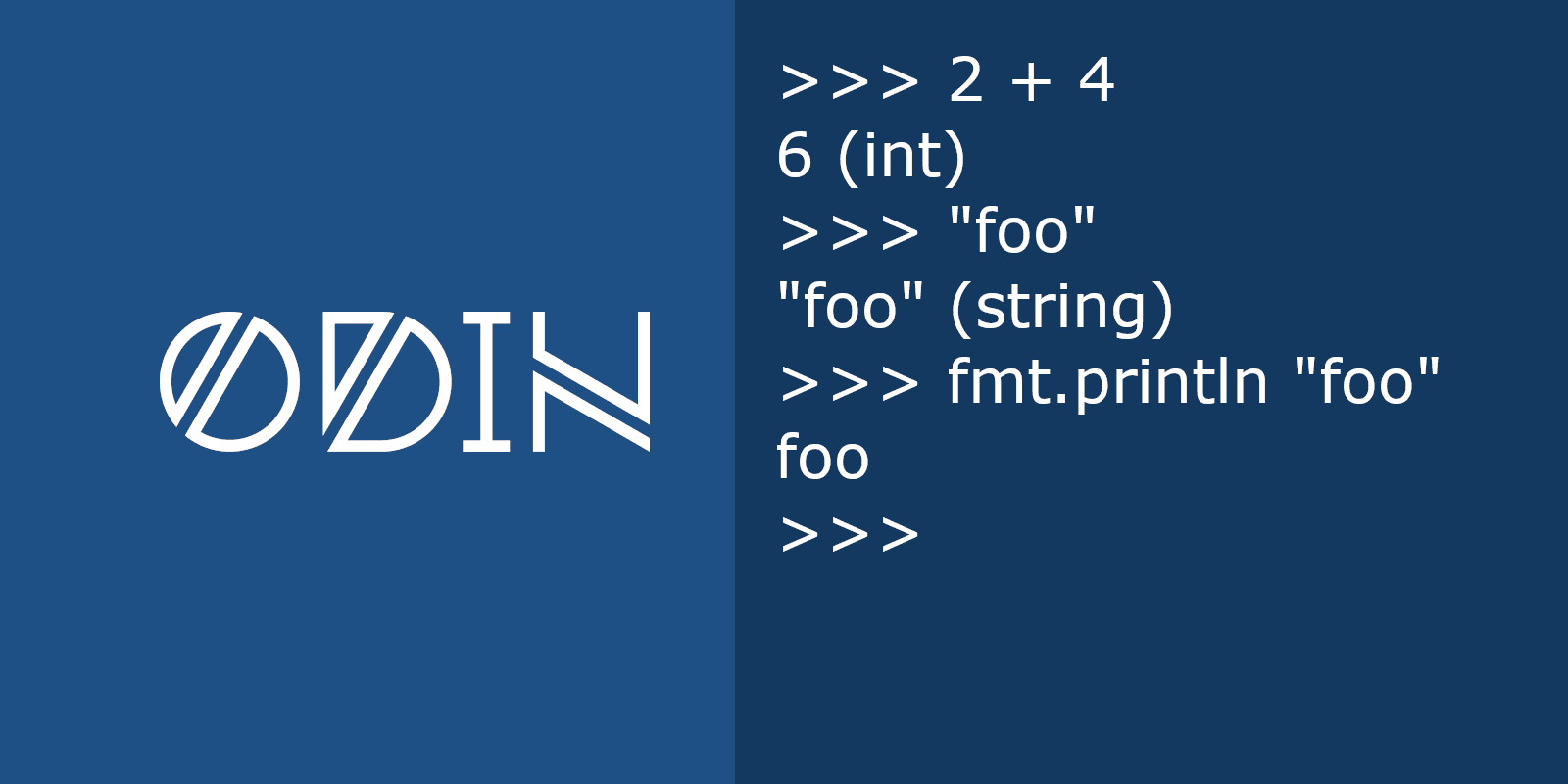Getting user input in Odin CLI apps